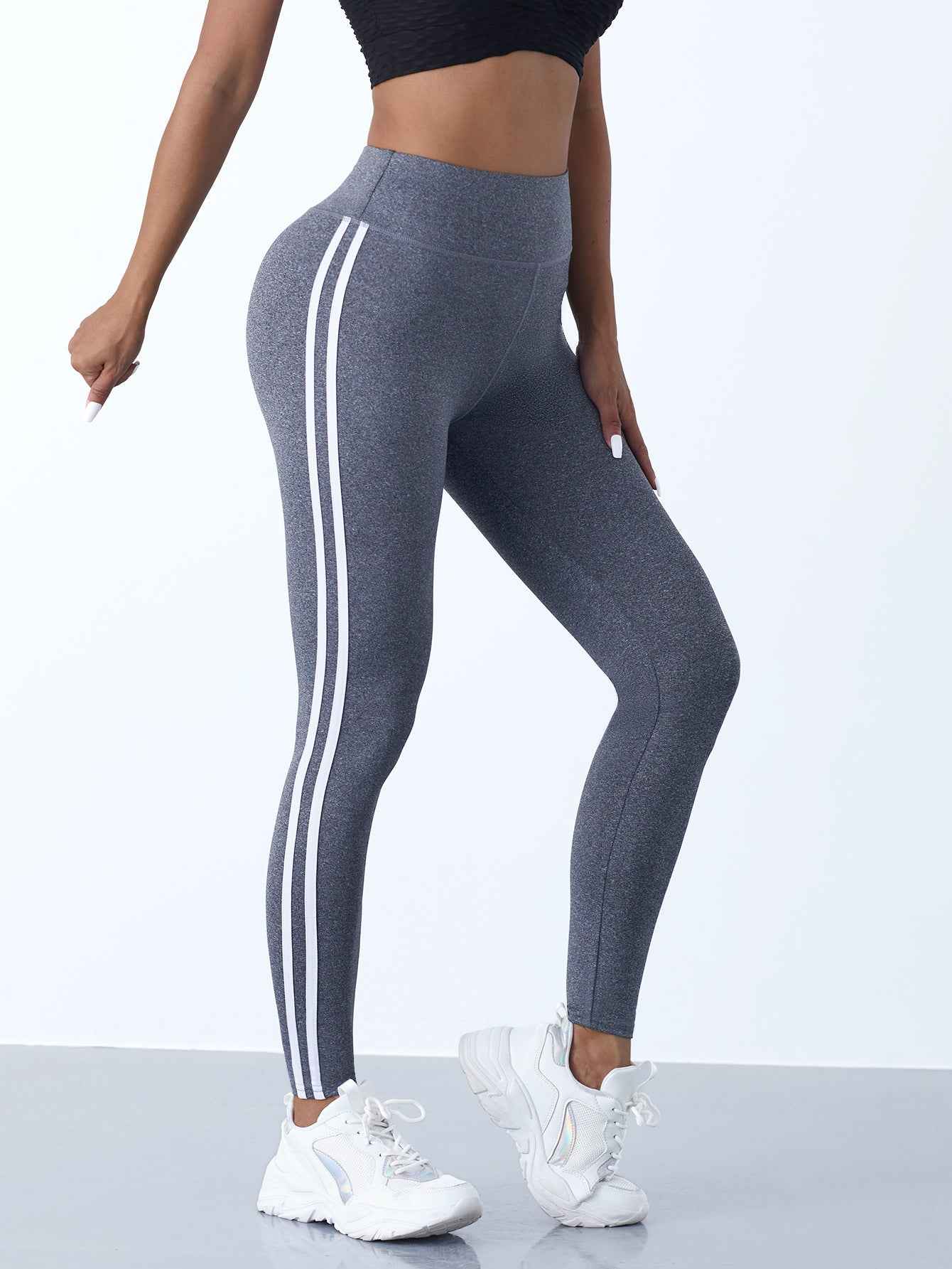 High Waisted Yoga Leggings for Women - Slim Fit, Hip Lifting Fitness Pants for Spring and Summer Outdoor Wear-Casual Fashion - The Artisan's Wardrobe