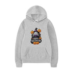 Halloween Hooded Sweatshirt - Printed Long Sleeve Casual Loose Fit-Casual Fashion - The Artisan's Wardrobe