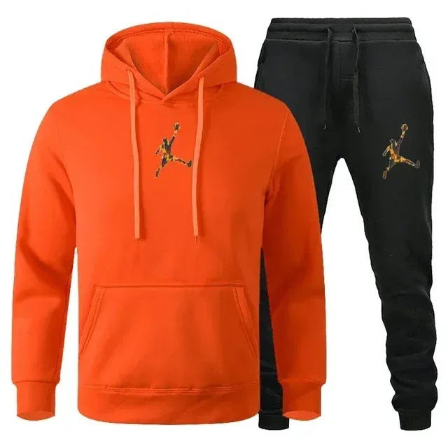 European and American new sports men's hoodie set sports hoodie-Casual Fashion - The Artisan's Wardrobe