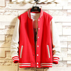 Baseball Hoodie for Men - Casual Loose Trendy Plus Size Couple Student Jacket-Casual Fashion - The Artisan's Wardrobe