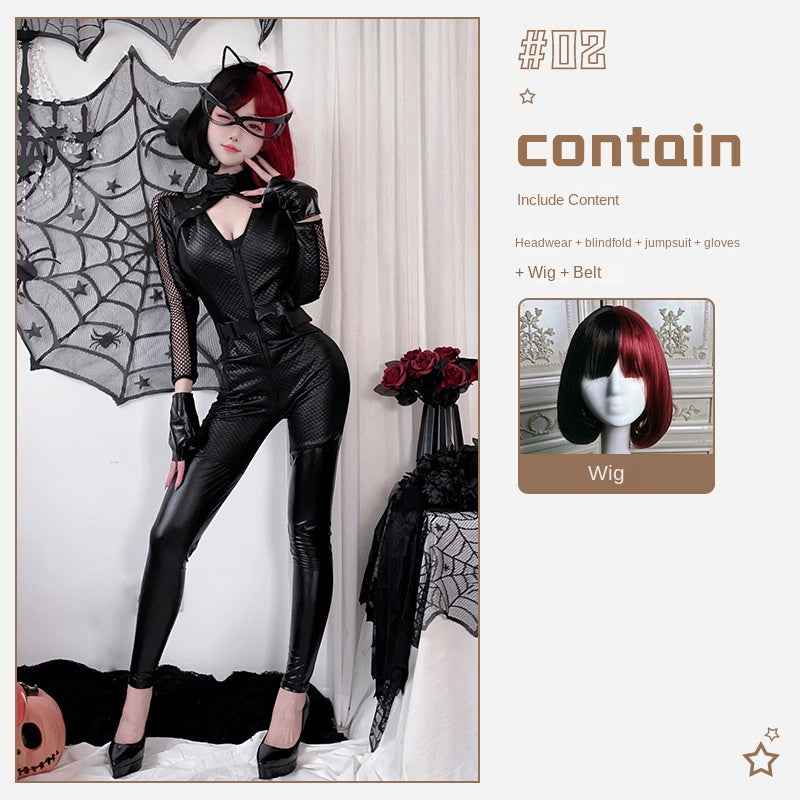 Halloween Costume Adult Female Wonder Woman Cat Costume Jumpsuit Cat Girl Women's Clothing-Casual Fashion - The Artisan's Wardrobe