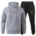 European and American new sports men's hoodie set sports hoodie-Casual Fashion - The Artisan's Wardrobe