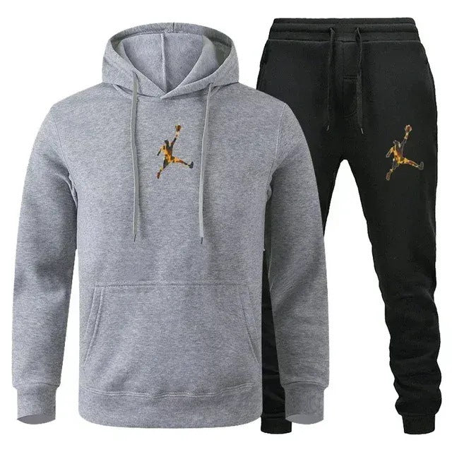European and American new sports men's hoodie set sports hoodie-Casual Fashion - The Artisan's Wardrobe