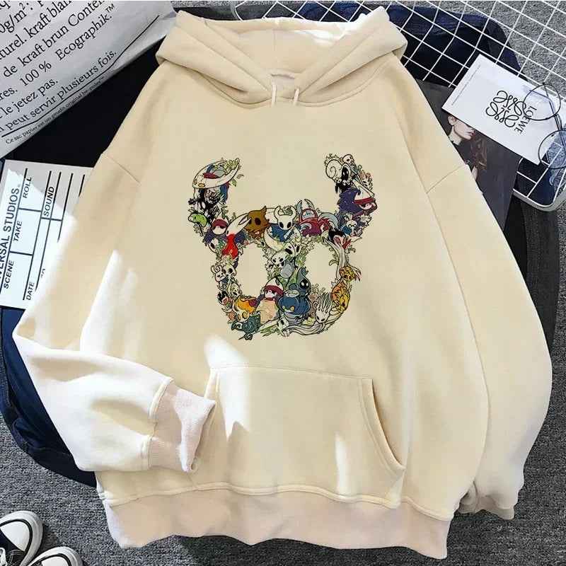 Hollow Knight Grunge Hoodie for Men | Korean Ulzzang Y2K Aesthetic Fashion-Casual Fashion - The Artisan's Wardrobe