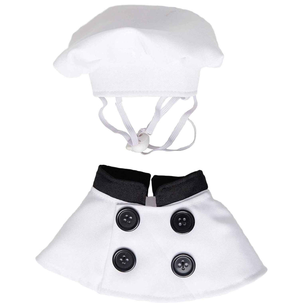 Dog Chef Costume Hat Set for Pets - Halloween Cosplay Porch Goose Outfit-Casual Fashion - The Artisan's Wardrobe