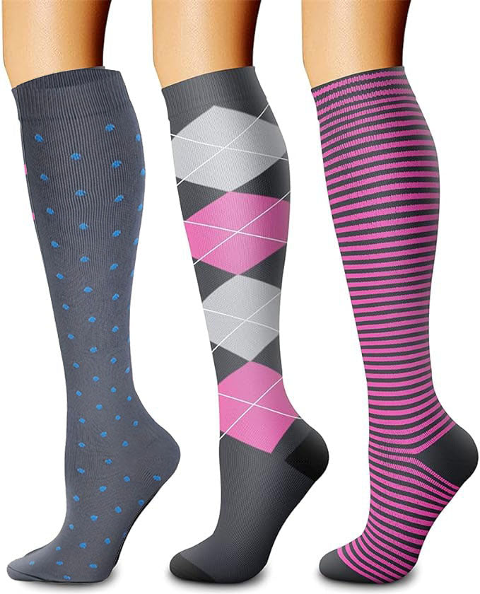 Sports Compression Socks for Skipping Rope, Cycling, and Athletic Performance-Casual Fashion - The Artisan's Wardrobe