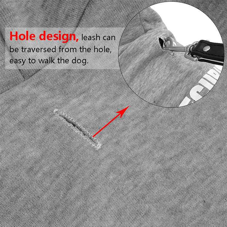 New Pet Hoodie for Dogs - Security Printed Outerwear for Autumn and Winter-Casual Fashion - The Artisan's Wardrobe