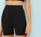 Black Summer Workout Leggings for Intense Workouts and Athleisure - Cut and Sew Design-Casual Fashion - The Artisan's Wardrobe