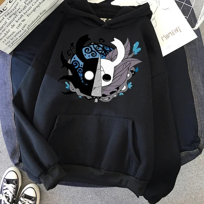 Hollow Knight Grunge Hoodie for Men | Korean Ulzzang Y2K Aesthetic Fashion-Casual Fashion - The Artisan's Wardrobe