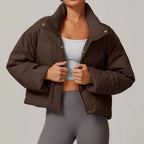 Winter Women's Warm Down Jacket – Fashionable, Comfortable, and Versatile Long Sleeved White Duck Down Coat-Casual Fashion - The Artisan's Wardrobe