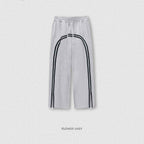 Men's Wide Leg Pants - Youth Street Trend Sports Feng Shui Wash Wax Dyed Woven Zipper Pants Vibe-Casual Fashion - The Artisan's Wardrobe