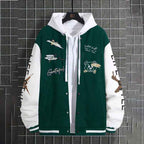 Men's Baseball Jacket - Trendy American High Street Casual Jacket for Spring and Autumn-Casual Fashion - The Artisan's Wardrobe