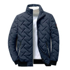 Men's outerwear autumn and winter new men's cotton jacket Korean version trendy short style stand up collar lightweight cotton jacket-Casual Fashion - The Artisan's Wardrobe